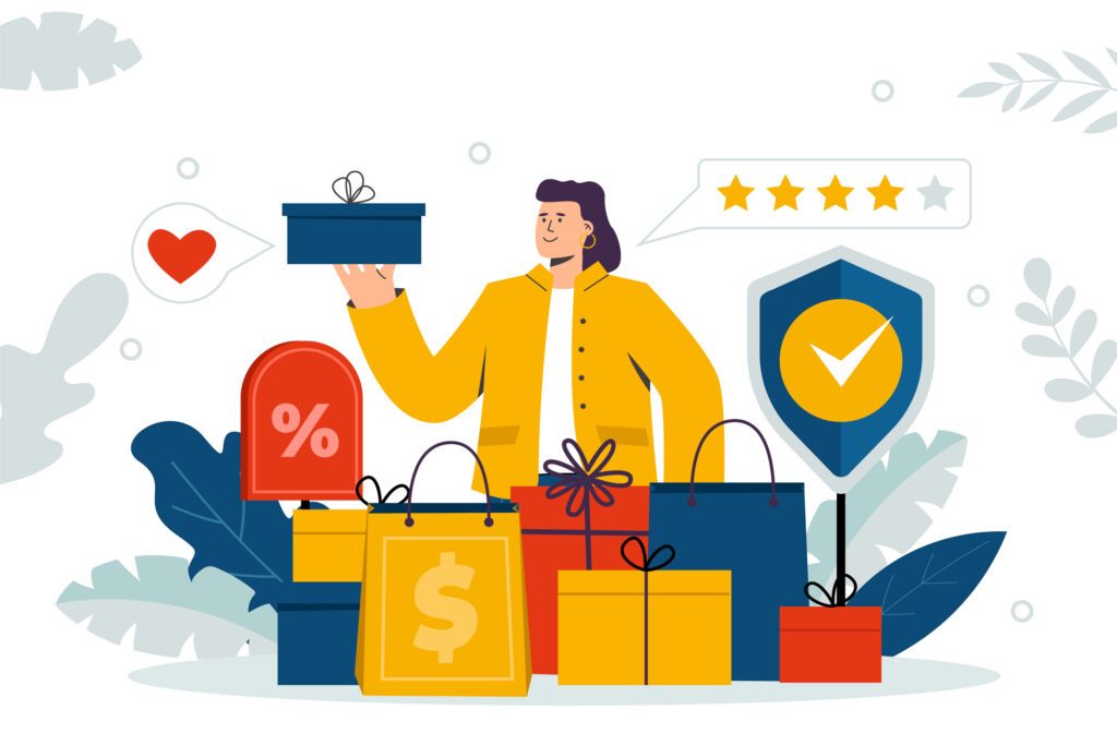Loyalty program in e-commerce and on websites
